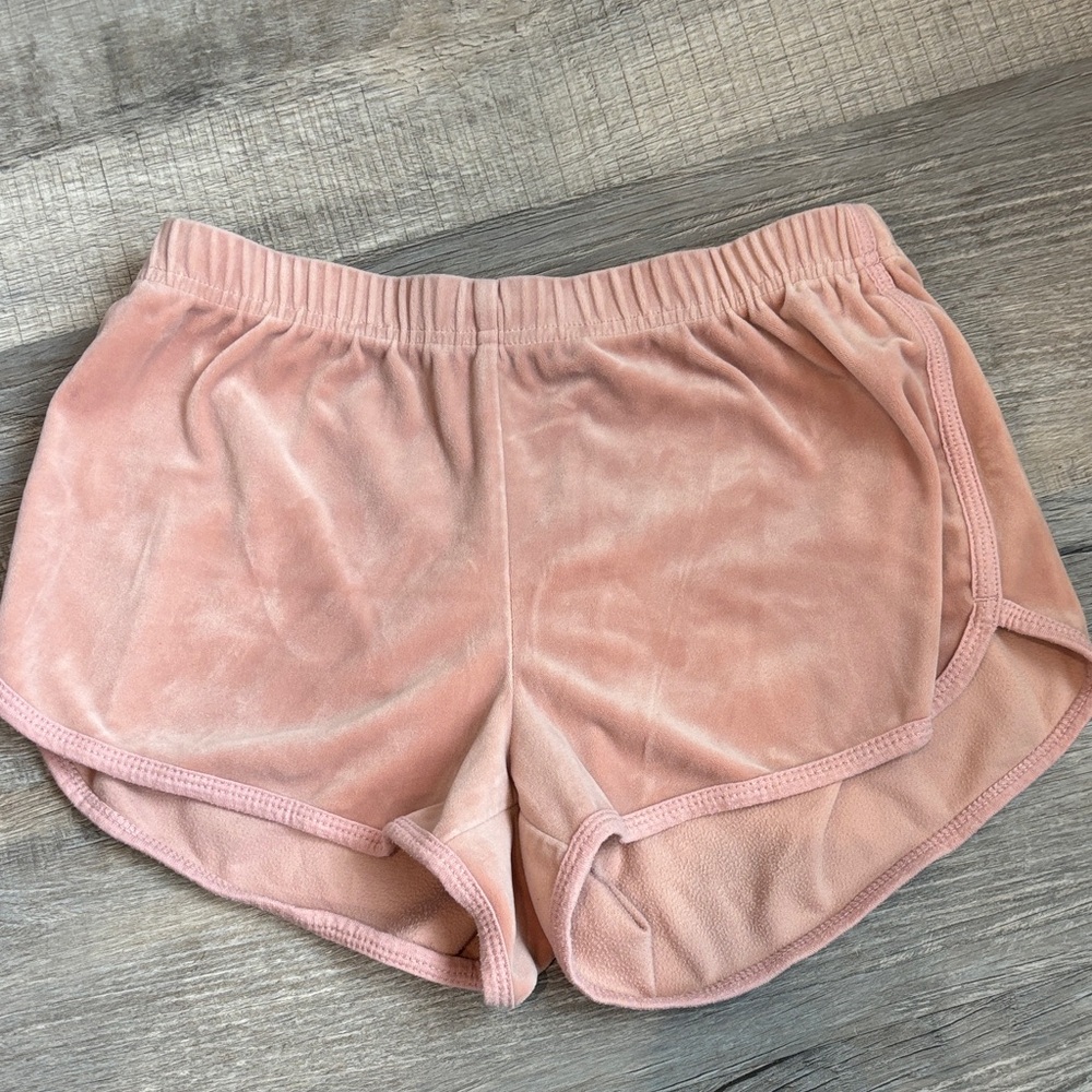Hollister Pink Velvet Athletic Shorts